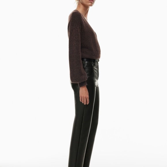 Aritzia Wilfred leather pants. NWOT, size 14 - Picture 6 of 12